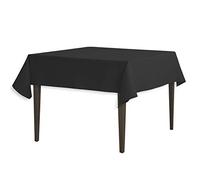 LTC LINENS LinenTablecloth 54-Inch Square Polyester Tablecloth Pumpkin