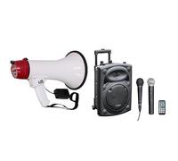 LTC MEGA35USB Bundle - Megafono 35W USB + Diffusore PORT8VHF-BT