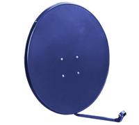 LTC Parabola Satellite 90 cm Blu Scuro - Alta Resistenza, Compatibile Astra Hotbird Amos Eutelsat, Supporto LNB Universale, Installazione Semplice, Segnale Stabile