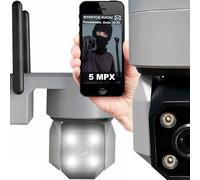 LTC Telecamera IP Esterna Telecamera WIFI TRACCIAMENTO MEMORIA KAM33 - Full HD, Girevole a 355°, Telecomando - App dedicate Tuya, SmartLife, YCC365 Plus