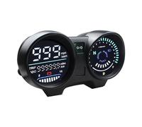 LTCZGRCI Contagiri Digitale Cruscotto Digitale per Moto, tachimetro, misuratore di Temperatura, tachimetro per Titan 150, per CG150 Fan150 2010 2012