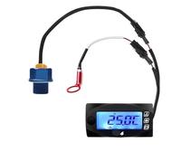 LTCZGRCI Contagiri Digitale Misuratore di Temperatura dell'olio a 4 Tempi per Moto, misuratore di Temperatura del Cilindro, Tensione e Tempo, per cb500x, nmax125, XMAX250 300