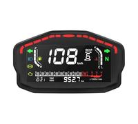 LTCZGRCI Contagiri Digitale Sensore di velocità per Strumento modificato per Motocicletta, contagiri per Moto, contagiri, misuratore velocità Carburante, contachilometri