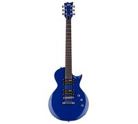 LTD GUITARS - Chitarra elettrica LTD EC-10, con coperchio, colore: Blu
