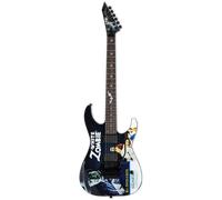 ESP LTD Kirk Hammett Signature White Zombie Graphic Chitarra elettrica