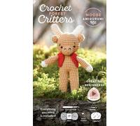 Crochet Forest Critters Amigurumi Kit Moose: Everything You Need Is Included: 100%-Cotton Yarn, Crochet Hook, Stitch Marker, Tapestry Needle, ... Instruction Videos; Beginner Friendly!