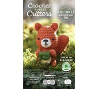 Crochet Forest Critters Amigurumi Kit Squirrel: Everything You Need Is Included: 100%-Cotton Yarn, Crochet Hook, Stitch Marker, Tapestry Needle, ... Instruction Videos; Beginner Friendly!