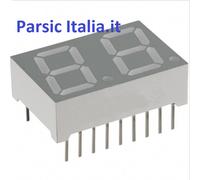 LTD6402HG LTD-6402HG 2-DIGIT 7-SEG. DISPLAY LED VERDE ANODO COM. ( = 20 PEZZI)