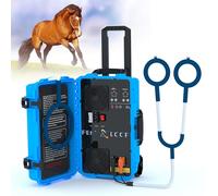 LTdlhFk Dispositivi per Terapia Pemf Magnetica per Cavalli con Ala a X, Loop Singolo E a Farfalla, Macchina per Terapia Pemf Elettromagnetica a Impulsi, per Gestione del Dolore negli Animali.,Blue
