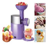 LTdlhFk Gelatiera, Kids Home Soft Serve Ice Cream Machine, DIY Homemade Milkshake Machine, Mini Slush Machine, Beach Kitchen,Purple