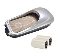 LTdlhFk Macchina Automatica per Pellicole per Scarpe, Macchina per Copriscarpe, Macchina per Copriscarpe Monouso Automatica per La Casa, Ufficio, Laboratorio Silver-2pcs