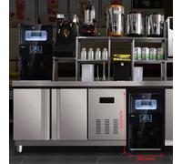LTdlhFk Macchina per Il Ghiaccio Commerciale da 40 50 68 kg, Macchina per Il Ghiaccio da Tavolo per Negozio di tè al Latte, 40 55 Kg/24 Ore, Pannello LCD, Illuminazione + Temporizzazione,50KG