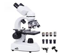 LTdlhFk Microscopio Composto Binoculare da Laboratorio 12000x/18000x/30000x, Microscopio Biologico HD Professionale per Studenti Adulti, per Laboratorio, Ricerca Scientifica,18000X