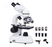 LTdlhFk Microscopio Composto Binoculare da Laboratorio 12000x/18000x/30000x, Microscopio Biologico HD Professionale per Studenti Adulti, per Laboratorio, Ricerca Scientifica,30000X