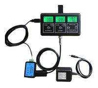 LTdlhFk Misuratore di PH 7 in 1, Tester Digitale della qualità dell'Acqua, Misuratore di EC/PH/CF/Orp/Temperatura/umidità, Modulo di Comunicazione Rs485 + Elettrodo Rimovibile, per Acquario