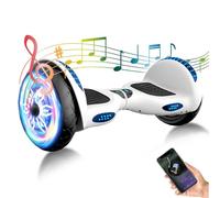 LTdlhFk Monopattino Elettrico Intelligente Autobilanciante per Adulti, Monopattino con Doppio Motore da 700 W, Hoverboard, con Luci LED Colorate, Ruote Bluetooth da 6,5", per Tutte Le età.,A