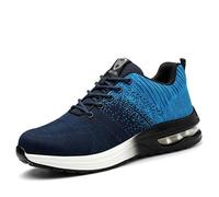 LTdlhFk Scarpe da Ginnastica con Punta d'Acciaio E Cuscino d'Aria, Scarpe Estive Anti-Smashing E Anti-Stab (37-46eu), Scarpe di Sicurezza Leggere E Confortevoli,E-44EU