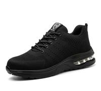 LTdlhFk Scarpe da Ginnastica con Punta d'Acciaio E Cuscino d'Aria, Scarpe Estive Anti-Smashing E Anti-Stab (37-46eu), Scarpe di Sicurezza Leggere E Confortevoli,A-43EU
