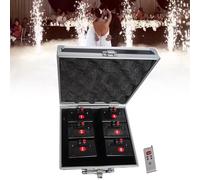 LTdlhFk Sis-Tema di Fuoco D'artificio della Base della Fontana Fredda, Mini Macchina di Nozze dello Scintillio, Telecomando Senza Fili, Perfetto per Le Celebrazioni E Gli Eventi, 6PCS
