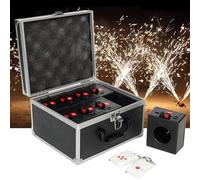 LTdlhFk Sis-Tema di Fuoco D'artificio della Base della Fontana Fredda, Mini Macchina di Nozze dello Scintillio, Telecomando Senza Fili, Perfetto per Le Celebrazioni E Gli Eventi, 8PCS