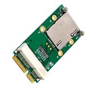 LTE PCIE industriale al connettore dell'adattatore di PCIE con la scanalatura per la carta per il modulo WWAN/LTE 3G adatto a connettore di rete del PC