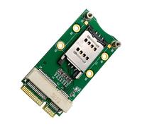 LTE PCIE industriale al connettore dell'adattatore di PCIE con la scanalatura per la carta per il modulo WWAN/LTE 3G adatto a connettore di rete del PC