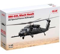 ICM 48360 - 1:48 MH-60L Nero Hawk,US Special Forces Elicottero (100% New Molds )