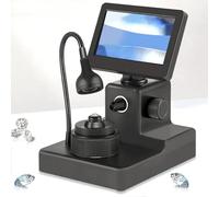 LTEJUMQ Visualizzatore Digitale di Cinture di Diamanti, Visualizzatore Digitale LCD da 4,3 Pollici per Cinture di Diamanti, Ingrandimento 50-1000x per Diamanti, Gioielli