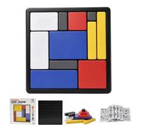 LTFIOON Gioco di Logica e Ragionamento - 5 Livelli & 88 Sfide - Giocattoli Di Ragionamento Logico Portatile per Adulti e Bambini