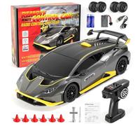 LTFIOON Macchina Telecomandata per Bambini, 2.4GHz RC Drift Car con Luce LED, 35km/h Auto Radiocomandata Regalo per Adulti e Bambini, Auto Giochi, Giochi 6 7 8 9 10 11 12 Anni (A)