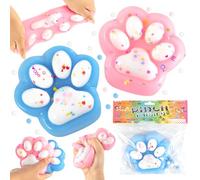 LTFIOON Taba Squishy, 2 Pezzi Giocattoli da Spremere Zampe di Gatto, Giocattolo Antistress, Fufu squishy, Gatto Paw Squishy, Fufu Squishy per Adulti e Bambini per Alleviare lo Stress