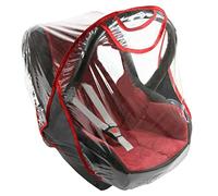 LTG PRO - Copertura antipioggia per seggiolino auto Maxi-COSI Cabrio Fix Pebble plastica trasparente (rosso)