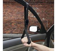 LTG PRO Supporto per Auto in Piedi con Maniglia di Aiuto per Mobilità del Veicolo, Disabilità, Anziani, Medici, Nero, Neoprene, 1 Inch, Cushioned, Maniglia Auto Portatile per Assistenza alla Mobilità