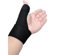 LTG PRO® - Supporto per pollice in neoprene CMC Spica Brace polso distorsioni mano (nero)