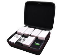 LTGEM, custodia da gioco, compatibilità carte da gioco da baseball sportive/UNO/carte da gioco contro l'umanità e altre carte da gioco., nero 2, Contains 2000+ cards