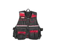 LTI by Krino 65991040 - Gilet Tecnico Porta Utensili Multitasche da Lavoro e per Professionisti, Resistente, Maneggevole e Pratico. Tasche 17, Ganci 1