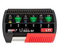LTI By Krino 66002445 - Set Inserti "Mag-Bit" Con Portainserto Magnetico, MyBit7 - 7 Pezzi
