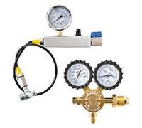 LTIENBST Kit di riempimento ammortizzatori con valvola Schrader 700Psi Regolatore di azoto Strumento di riempimento ammortizzatori Compatible with Off-road Bike, ATV, ATC, UTV, Dirt Bike