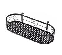 LTINGNG Fioriera da appendere al balcone, scaffale per ringhiere, ispessito e rinforzato, portante più forte, design con angoli arrotondati, adatto per giardini domestici (60 x 20 x 12 cm)