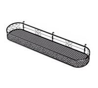 LTINGNG Fioriera da appendere al balcone, scaffale per ringhiere, ispessito e rinforzato, portante più forte, design con angoli arrotondati, adatto per giardini domestici (120 x 30 x 12 cm)