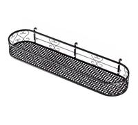 LTINGNG Fioriera da appendere al balcone, scaffale per ringhiere, ispessito e rinforzato, portante più forte, design con angoli arrotondati, adatto per giardini domestici (100 x 25 x 12 cm)