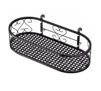 LTINGNG Fioriera da appendere al balcone, scaffale per ringhiere, ispessito e rinforzato, portante più forte, design con angoli arrotondati, adatto per giardini domestici (50 x 20 x 12 cm)
