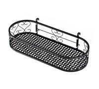 LTINGNG Fioriera da appendere al balcone, scaffale per ringhiere, ispessito e rinforzato, portante più forte, design con angoli arrotondati, adatto per giardini domestici (60 x 25 x 12 cm)