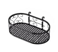 LTINGNG Fioriera da appendere al balcone, scaffale per ringhiere, ispessito e rinforzato, portante più forte, design con angoli arrotondati, adatto per giardini domestici (40 x 20 x 12 cm)