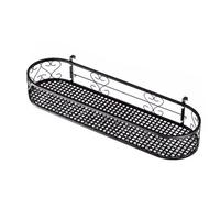 LTINGNG Fioriera da appendere al balcone, scaffale per ringhiere, ispessito e rinforzato, portante più forte, design con angoli arrotondati, adatto per giardini domestici (80 x 20 x 12 cm)