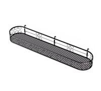 LTINGNG Fioriera da appendere al balcone, scaffale per ringhiere, ispessito e rinforzato, portante più forte, design con angoli arrotondati, adatto per giardini domestici (120 x 25 x 12 cm)