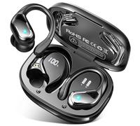 Ltinist Cuffie,Auricolari Bluetooth 5.3 con 3D Stereo HiFi,75H Cuffie Wireless con ENC Riduzione Rumore Mic,IP7 Impermeabili Cuffiette Senza Fili Sport Compatibili Android/iOS,LED Display,Nero