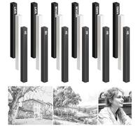 LTISHABILTD Set di 18 bastoncini quadrati in grafite, carboncini compressi, per disegni fai da te, schizzi, ombreggiature, principianti e artisti