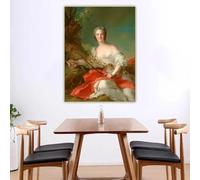 LTjiajuypd Jean-Marc Nattier Ritratto di Costanza Bonnier de la Mosson nei panni di Diana Stampe su tela Dipinti ad olio Decorazione di interni per la casa (30x50 cm)