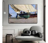 LTjiajuypd Opere di Joaqun Sorolla in spagnolo, poster e stampe, nuotatori, arte murale HD, dipinto su tela, soggiorno, decorazione per la casa, 70x100 cm, senza cornice